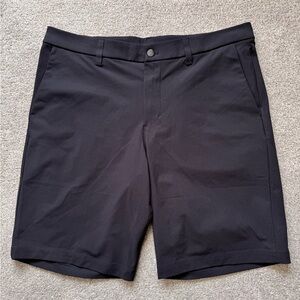 Mens Lululemon 10” Commission Shorts Size 36 Warpstreme Black Like NEW